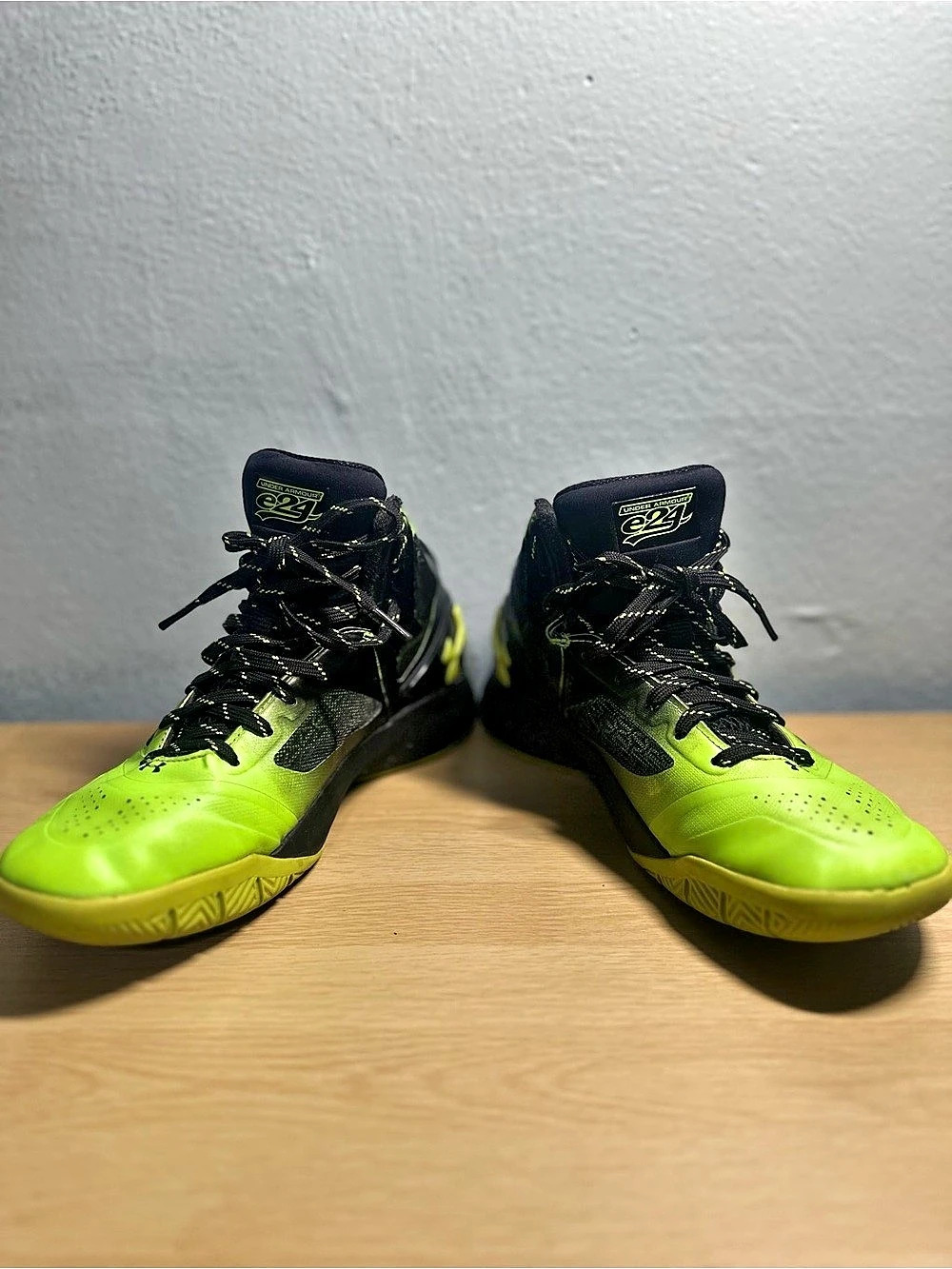 Youth Under Armour Curry 3 Men's Athletic Shoes Green & Black US 6